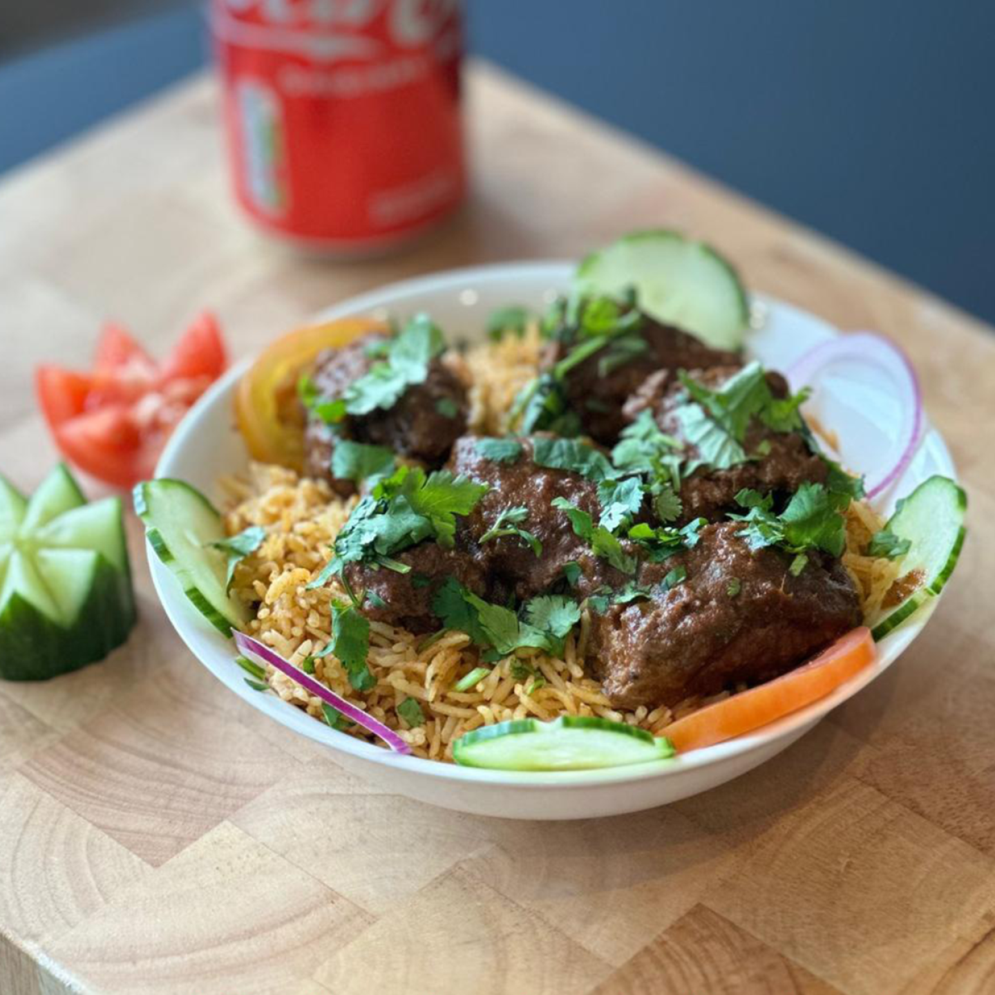 Kebab Kadai Rice Bowl