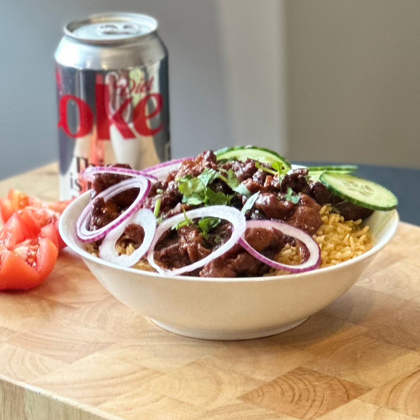 Korean Chicken Rice Bowl